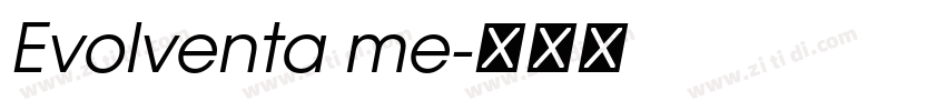 Evolventa me字体转换